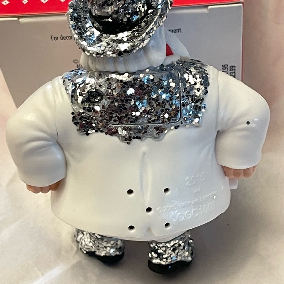 Hallmark ornament, Rhinestone Santa, batteries in box.  New. - Picture 5 of 7